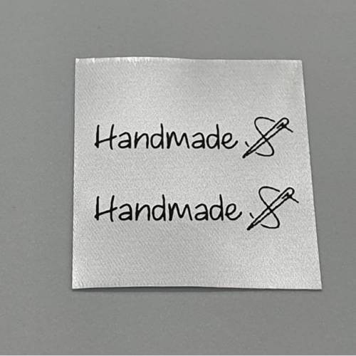 Handmade Seitenlabel "Nadel und Faden"