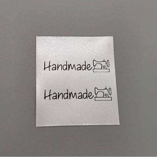 Handmade Seitenlabel "Nähmaschine"