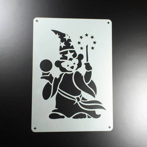 Schablone Zauber Teddy Zauberer Bär Magic - BE46
