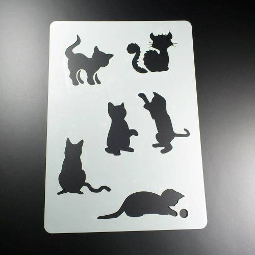 Schablone Katze Kätzchen Mieze - BV04