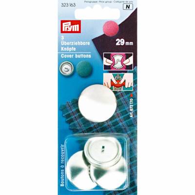 Prym  Knopfrohlinge 29 mm 3 Stk.