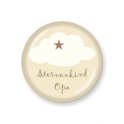 Button „Sternenkindopa“ 3,7 cm