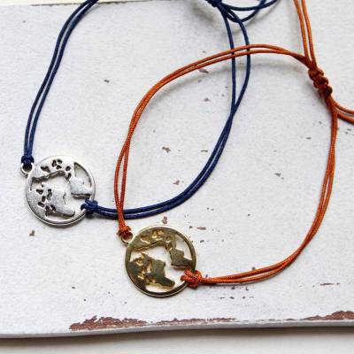 Weltenbummler • Armband Makramee | Farbauswahl | Armschmuck | Geschenkidee Frau | Freundin | Schwester | Mama