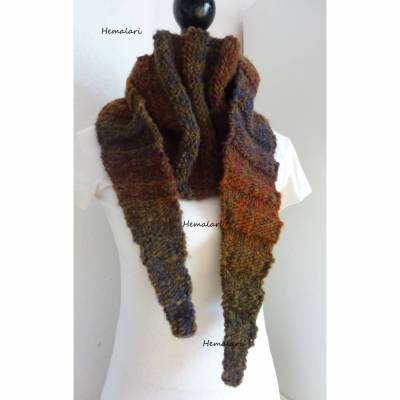 Baktusschal * Baktus Schal * Wolle gestrickt * Winterschal