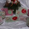 Stickdatei Weihnachten Mug Rug / Eierwärmer ITH 263 Maschinestickerei