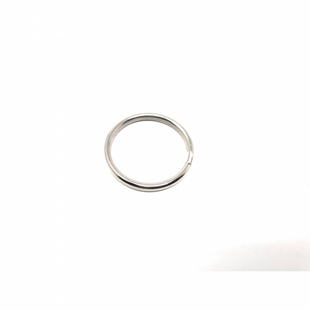 40 Stk. Schlüsselring Spaltring Stahl vernickelt 30 mm - 0,14 €/Stück Bild 2