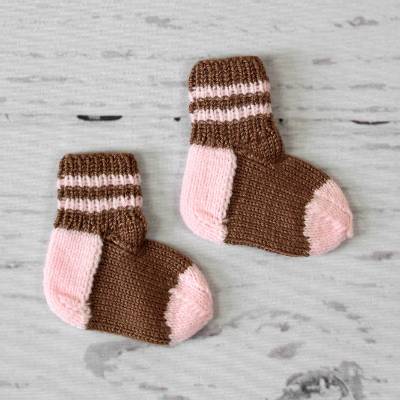 gestrickte Babysocken ~ Gr.62/68 | Gr.16/17 | Babystricksocken | Babyausstattung | Geschenkidee