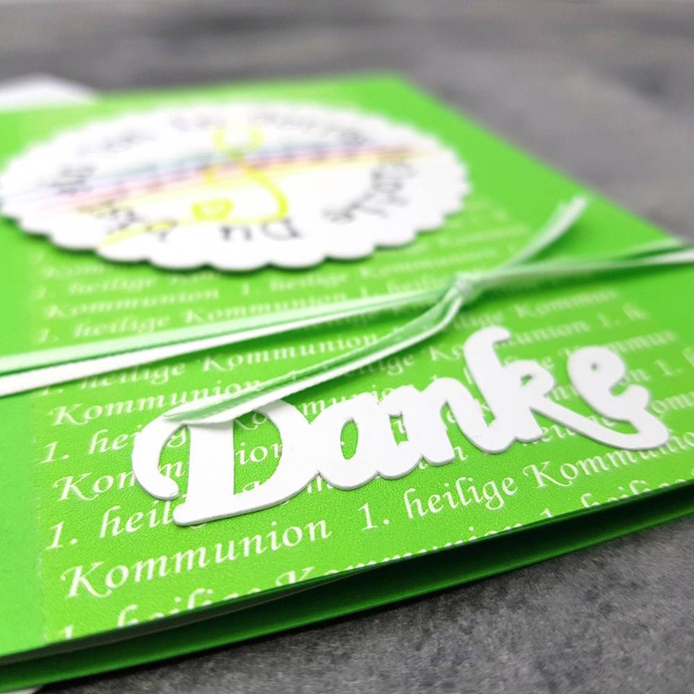 Danksagungskarte Kommunion - Du bist ein Ton in Gottes Melodie Bild 5