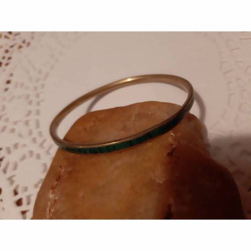 Armreif mit Malachit