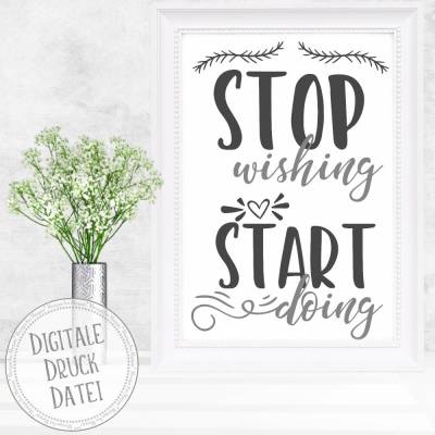 FREEBIE - FREI - GESCHENK | PDF Datei | Kunst - Druck - Mo­ti­va­ti­ons­schub Bild |A4