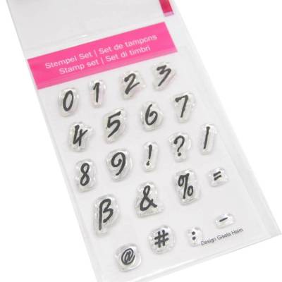 Clear Stamps Zahlen Zahlenstempel Kalender