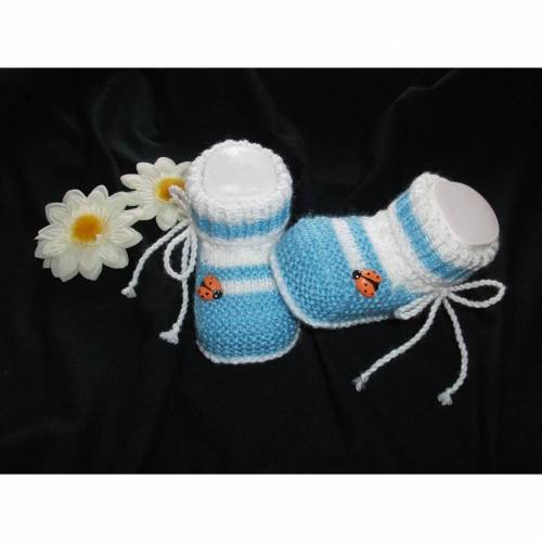 Babyschuhe gestrickt, Babyschühchen, Babysocken *Hansi*