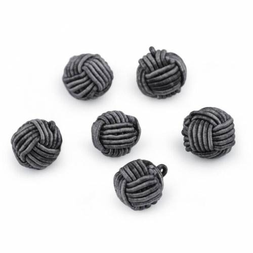 Posamentenknopf grau 12 mm 