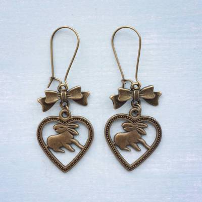 Ohrhänger Hasenliebe /// ABVERKAUF