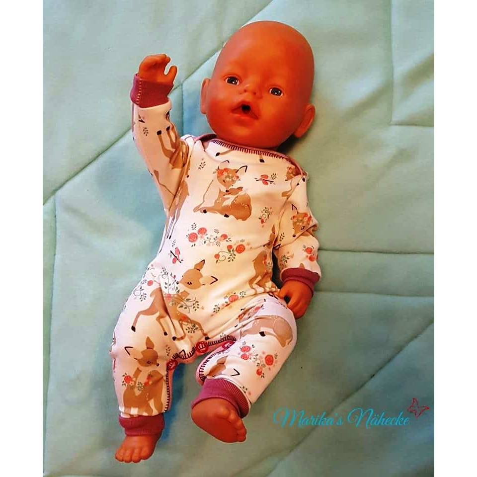 Freebook Strampler Pepino Puppen Bild 2