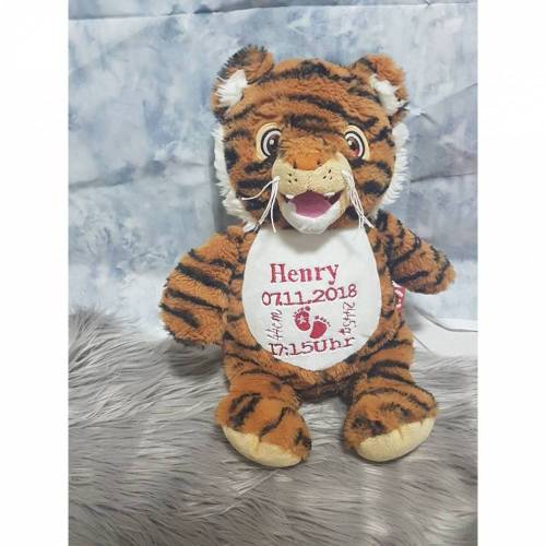 Personalisierte Kuscheltiere Tiger