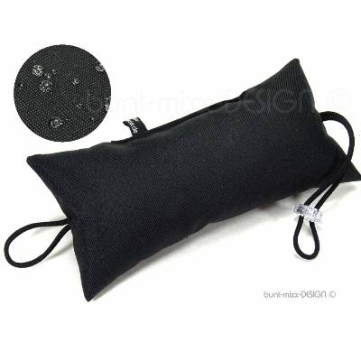 Türstopper schwarz Türpuffer Outdoorstoff wasserfest, Geschenk Einweihungsparty Haus Wohnung, by BuntMixxDESIGN  
