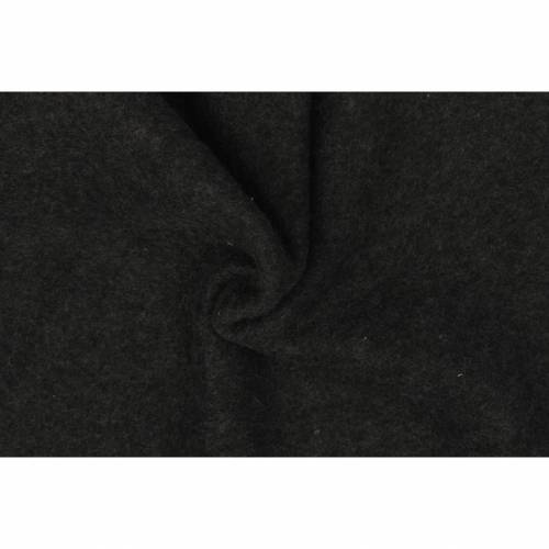Melange Fleece uni dunkelgrau (1m/9,-€)