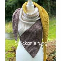 Strickanleitung Lizas Tuch Novembersonne