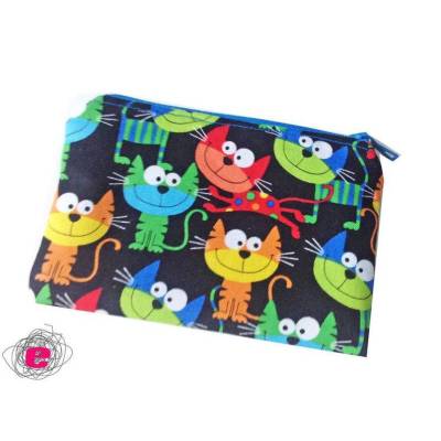 Portemonnaie, Geldbörse comic cats