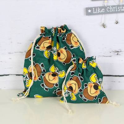 Geschenkbeutel für Weihnachten mit Weihnachtsmotiven ~ Nikolaussäckchen | Weihnachtssäckchen