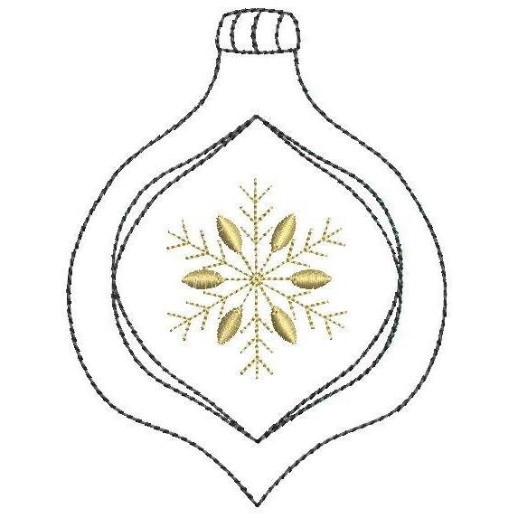 * 3 x Anhänger ITH, Weihnachtsengel, Hörnerschlitten, Christbaumkugel *10 x 10 cm, für den Christbaum oder für Geschenke Bild 6