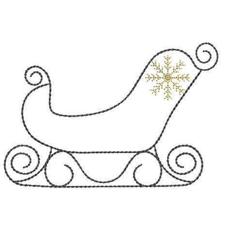* 3 x Anhänger ITH, Weihnachtsengel, Hörnerschlitten, Christbaumkugel *10 x 10 cm, für den Christbaum oder für Geschenke Bild 7