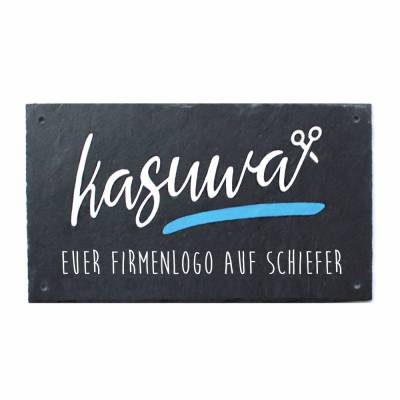 Firmenschild Schiefer Euer Logo auf Schiefer von Hand bemalt - wird auf Wunsch gefertigt- Bestellartikel