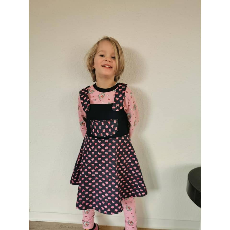 Latzkleid Elia Gr. 98-122 mit 3 Rockvarianten Bild 10
