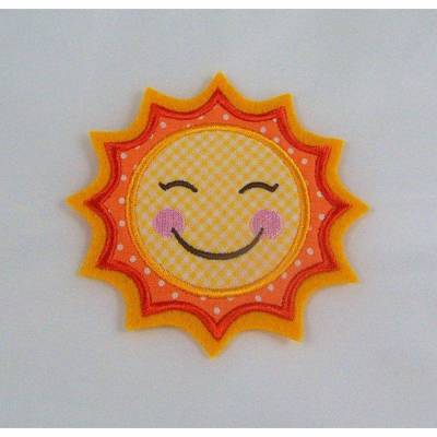 Lachende Sonne, Applikation