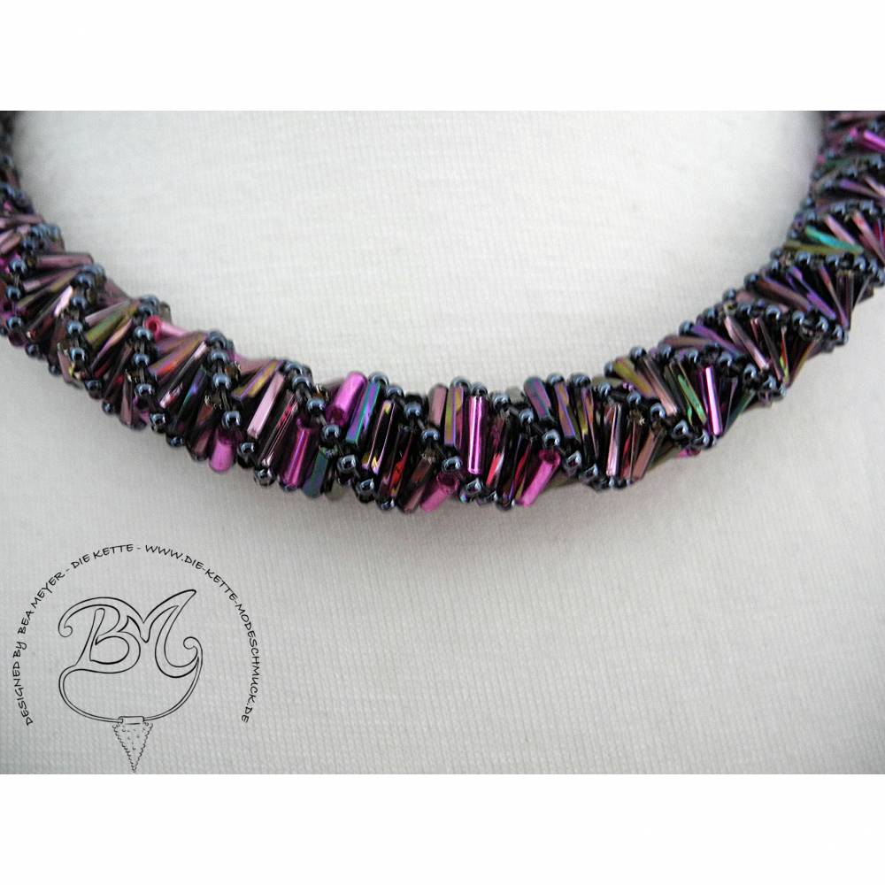 Collier Orchidee auffallend schön Bild 4