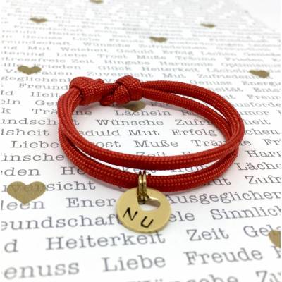 Freundschaftsarmband - Anhänger handgestempelt
