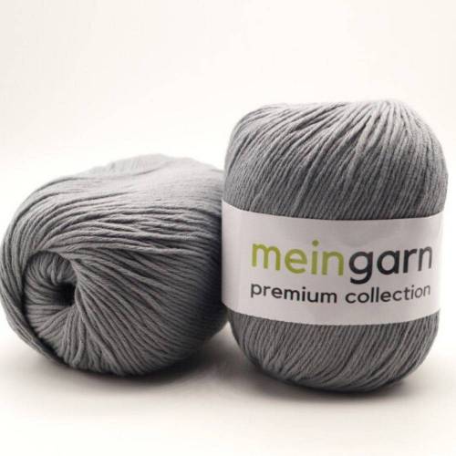 meingarn Cotton fine grau