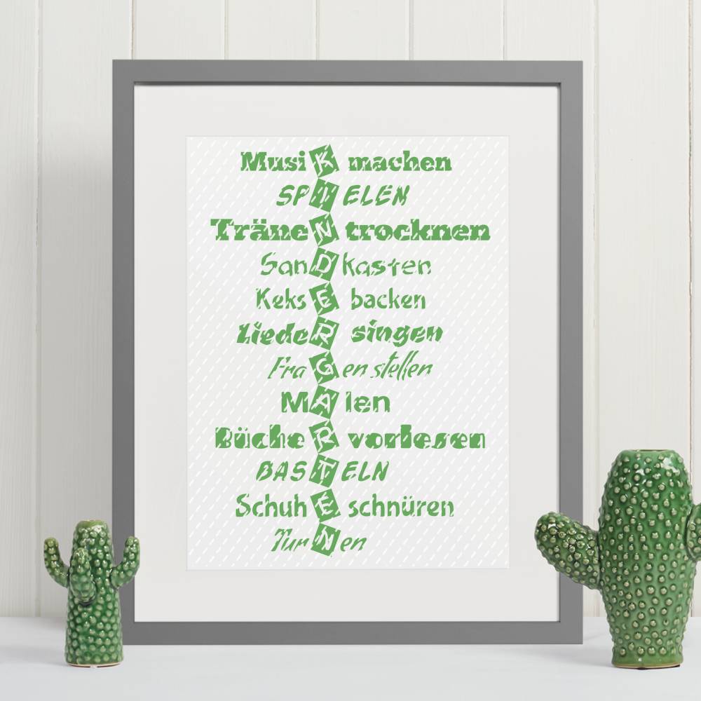 Plotterdatei Erzieher und Kindergarten Bild 2