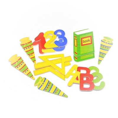 Holzstreuteile Einschulung Bastelmaterial