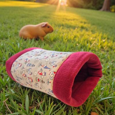 Kuschelrolle für Meerschweinchen maritim