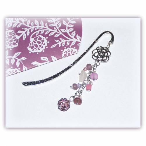 Lesezeichen Blume mit Geschenkverpackung