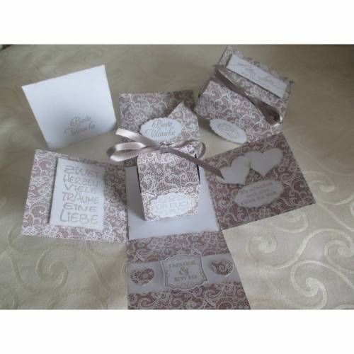 Explosionsbox zur Hochzeit