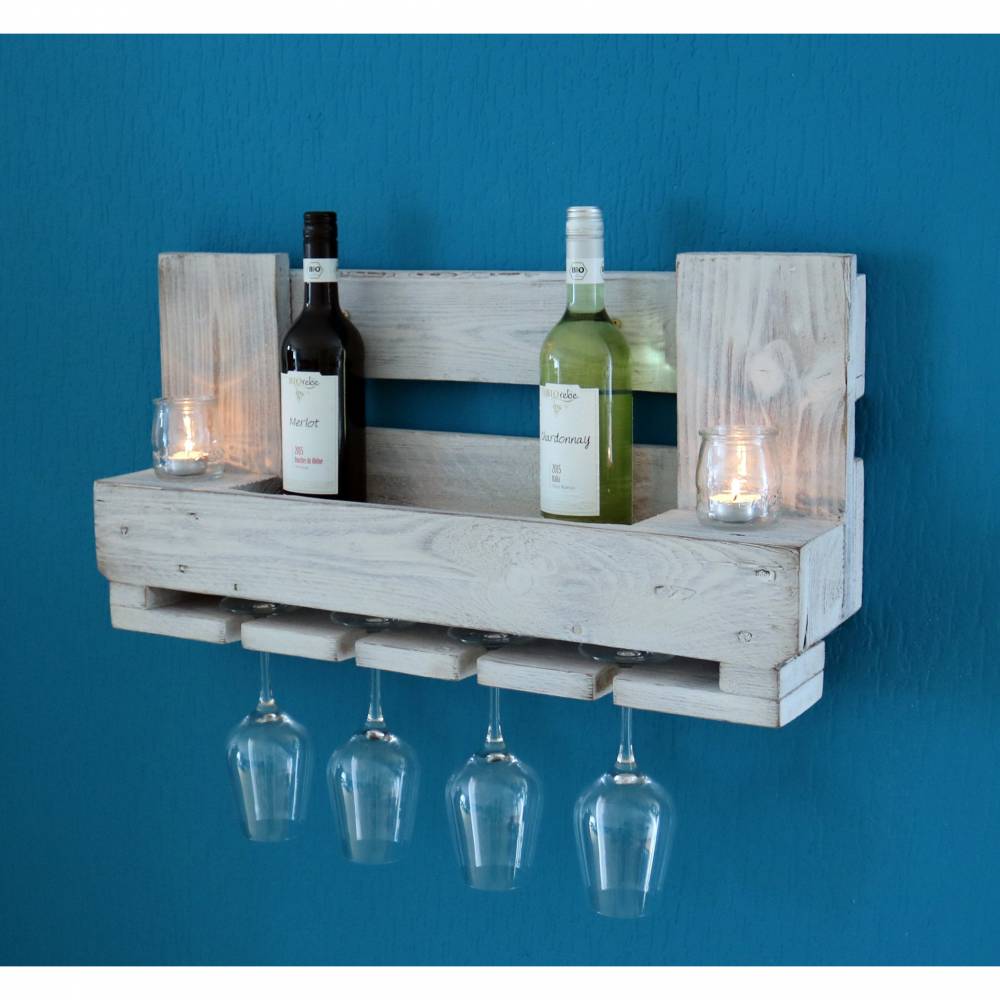 kerzenständer glas Handgefertigter aus Burgunder Glas PURE 692