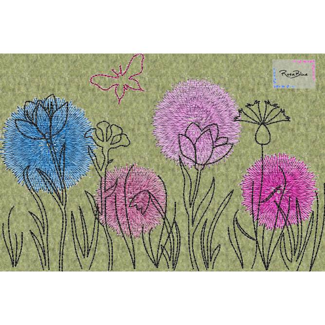 Stickdatei "Frühling II" Bild 2