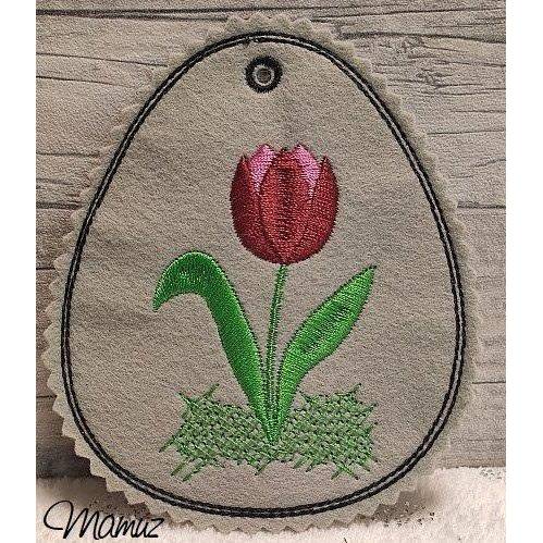 4x Baumler  * Osterdeko - Florale Motive *  ITH / Stickdatei Bild 2