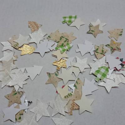 70 Stück Streudeko Weihnachten