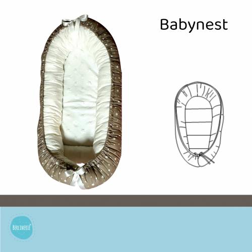 Babynest in 2 Größen Puppe/Haustier+ Baby 0-10 Monate