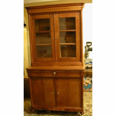 Antiker Biedermeier Aufsatzschrank in Eiche – Originalzustand, restauriert & einzigartig