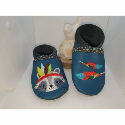 Lederpuschen Krabbelschuhe Puschen Laufschuhe