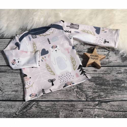 Langarmshirt Größe 74 BIO, Babyshirt, Mädchenkleidung, Sweatshirt