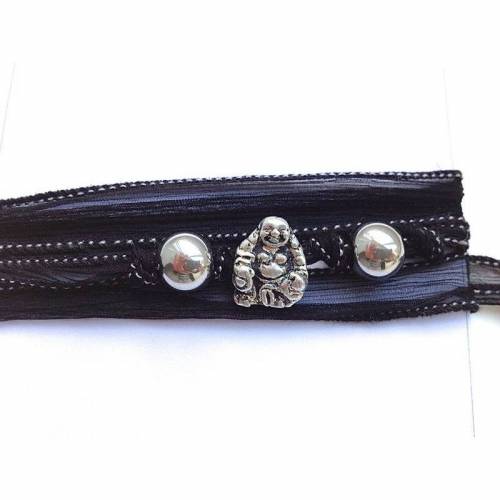 Seidenarmband "BUDDHA"