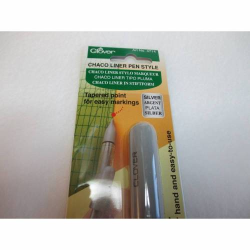 Kreidestift Chaco Liner von Clover silber (1Stück/9,00€)