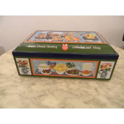 Blechdose *** E.Otto Schmidt Lebkuchen, Nürnberg ***