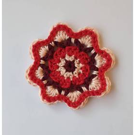 **Häkelblume, Häkelapplikation**